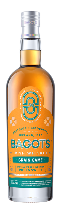 BAGOTS IRISH WHISKEY GRAIN GAME 0.7L