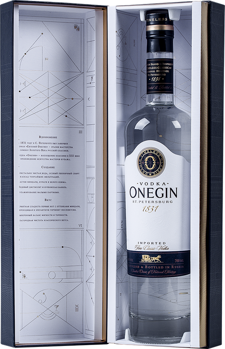 VODKA ONEGIN 0,7L IN GESCHENKBOX