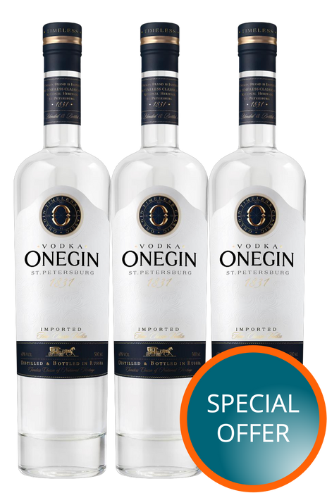 3 x 0,7L VODKA ONEGIN SET