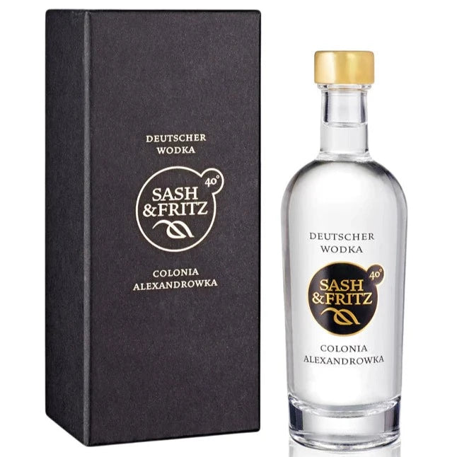 SASH & FRITZ DEUTSCHER WODKA IN BLACK BOX 100ML