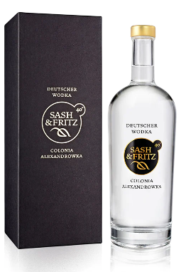 SASH & FRITZ DEUTSCHER WODKA IN BLACK BOX 0,7L