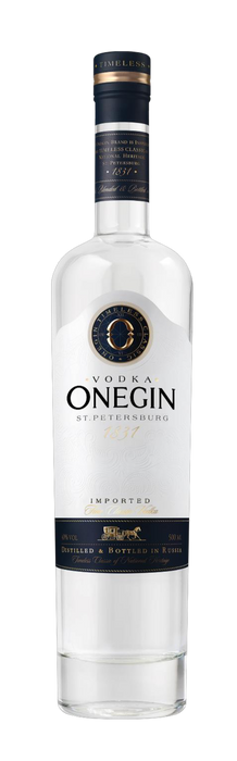 ONEGIN VODKA & 4 SHOT GLÄSER