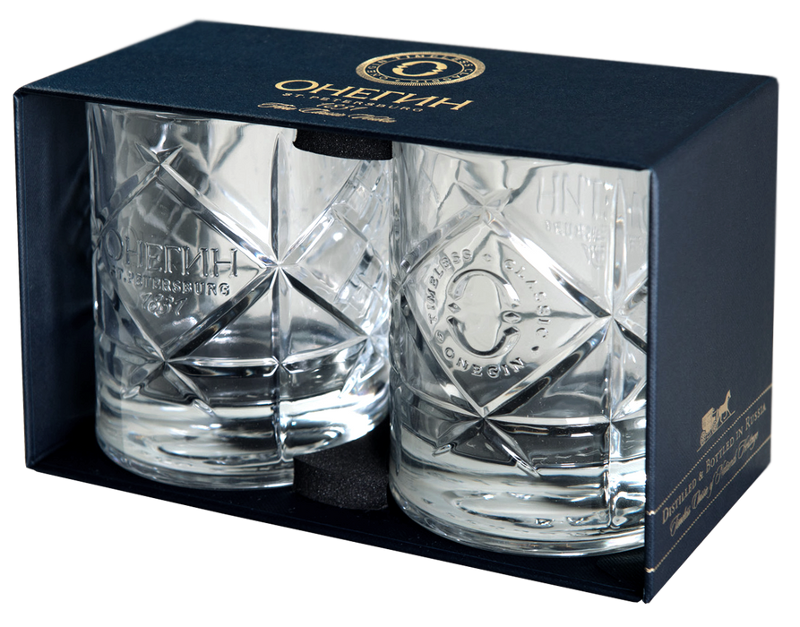 Onegin Vodka Tumbler Glas Set