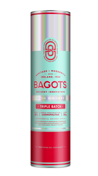 BAGOTS IRISH WHISKEY TRIPLE BATCH MIT GIFT TUBE 0.7L