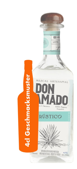 GESCHMACKSMUSTER MEZCAL DON AMADO RUSTICO 0,04L