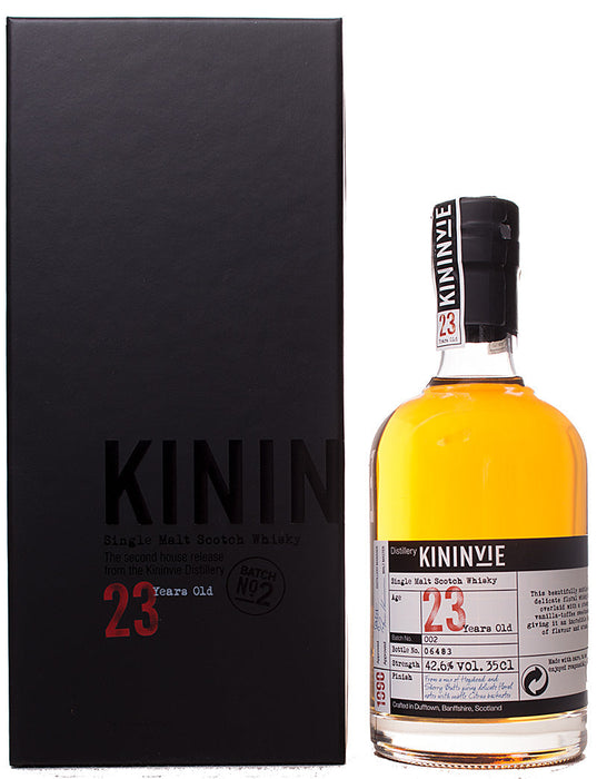 KININVIE 23 JAHRE BATCH NO.2 SINGLE MALT SCOTCH WHISKY 0,35L