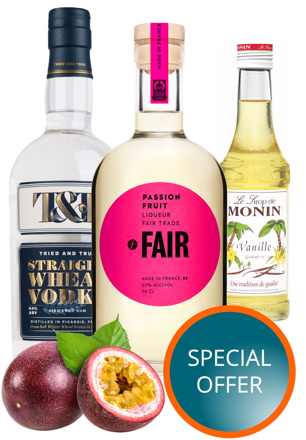 Pornstar Martini Set – Likör, Vodka & Sirup online kaufen